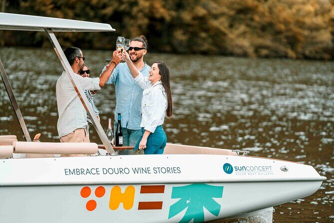 Valley of the Douro: Private Tour Electric Boat 1h With Wine Tasting - On-board comfort: Wi‑Fi, music, and the captain vibe